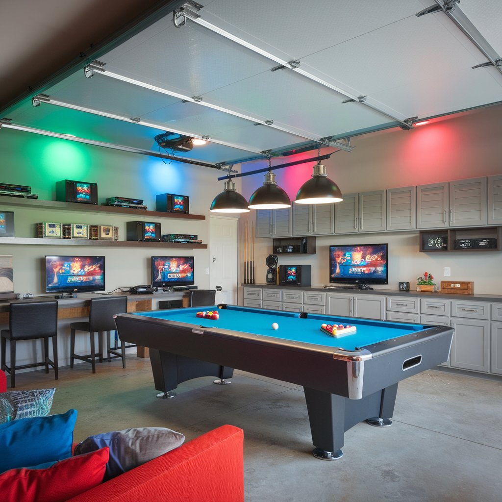 Garage Hangout Ideas
Game Room Garage Hangout