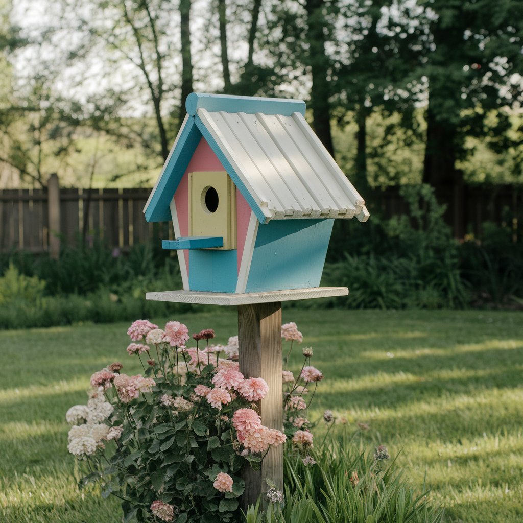 Classic Wooden Birdhouse