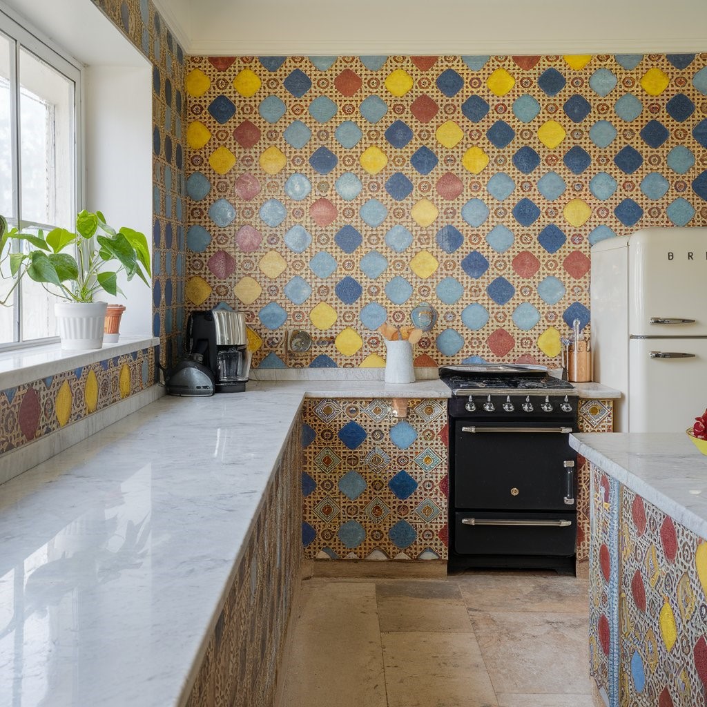 Colorful Backsplash