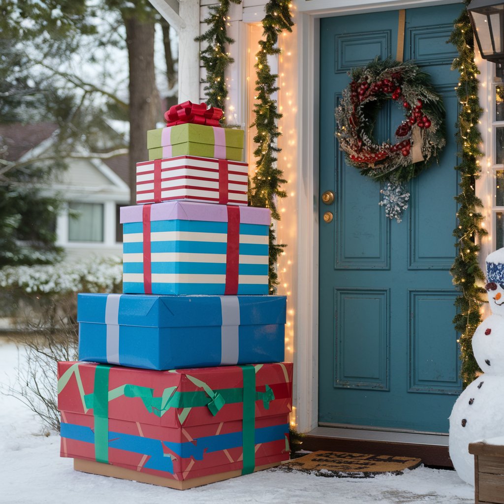 Christmas Gift Box Displays