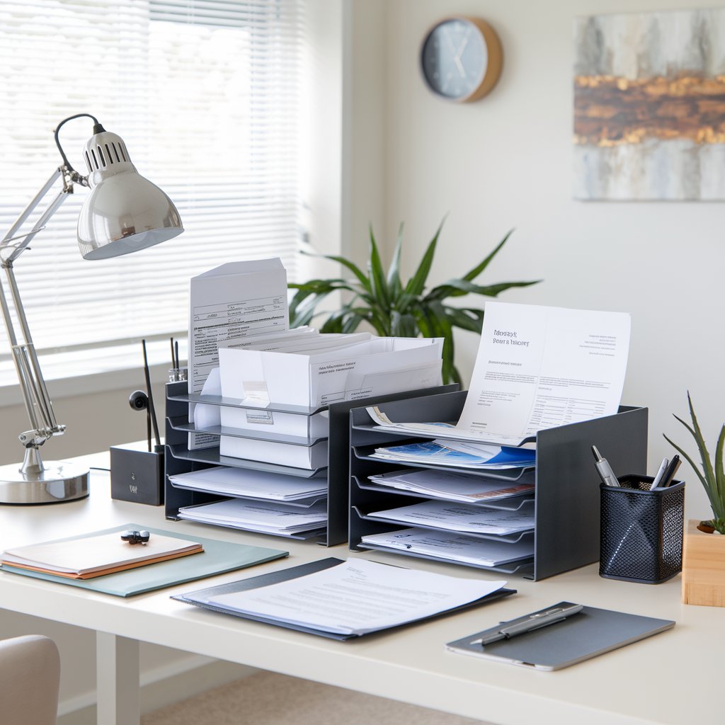 Use a Paper Tray for Incoming Mail