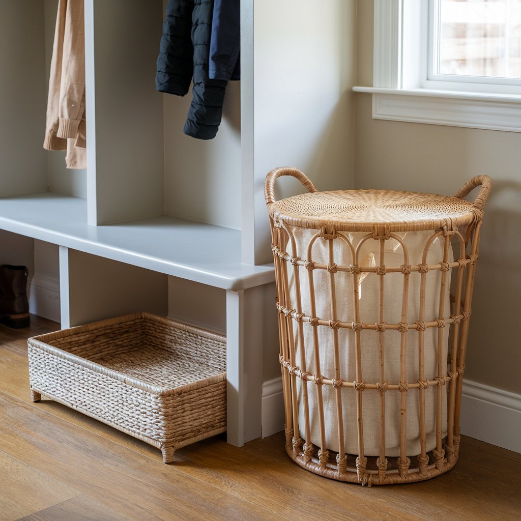 Incorporate a Laundry Hamper