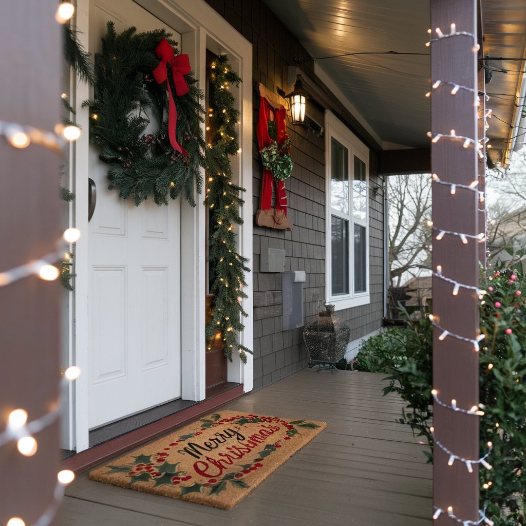 Holiday-Themed Doormat