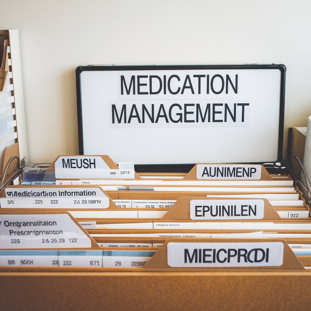 Medicine Storage in a Filing Cabinet