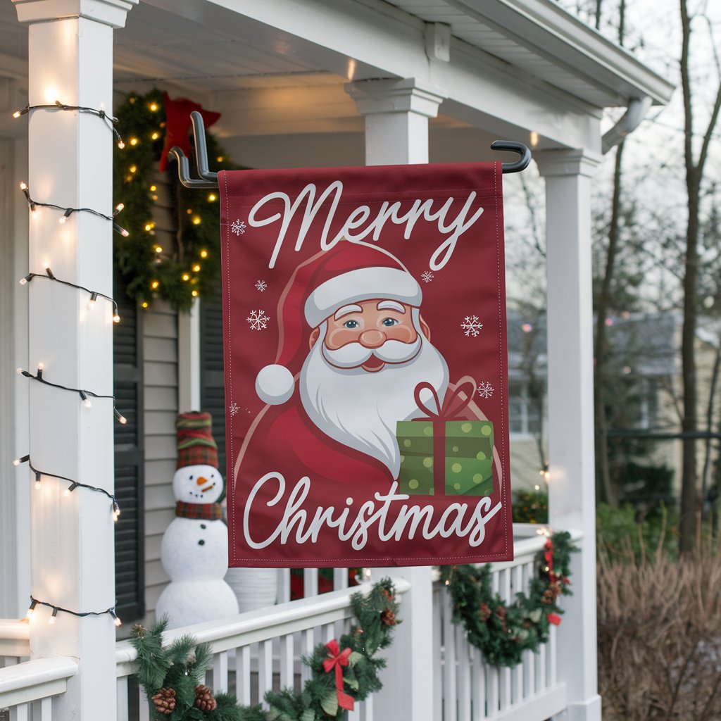 Christmas Porch Flag