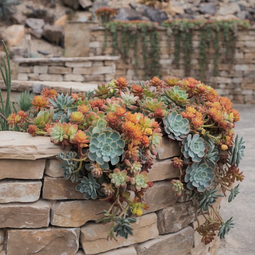 Cascading Succulents