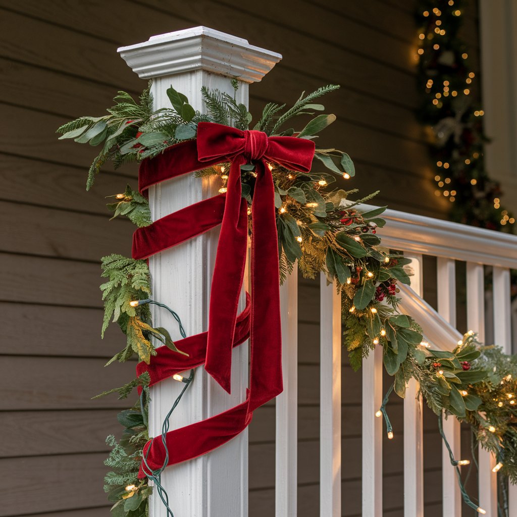 Christmas Ribbon Garland