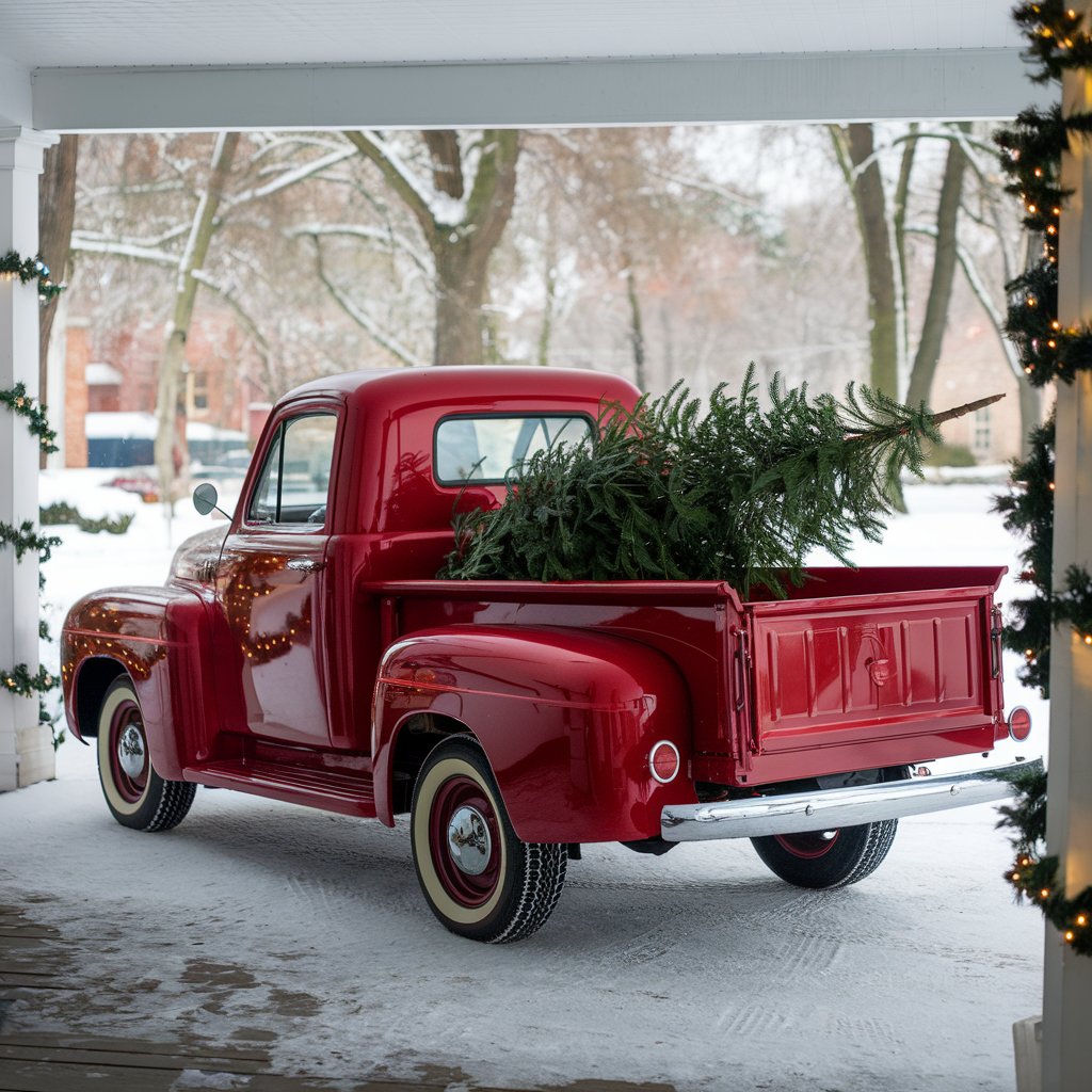 Vintage Christmas Truck