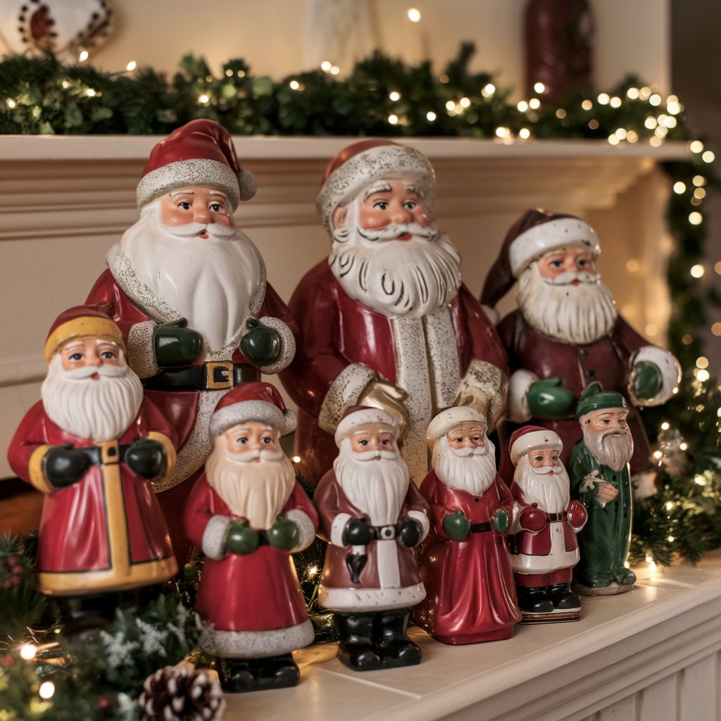 Vintage Santa Figurines