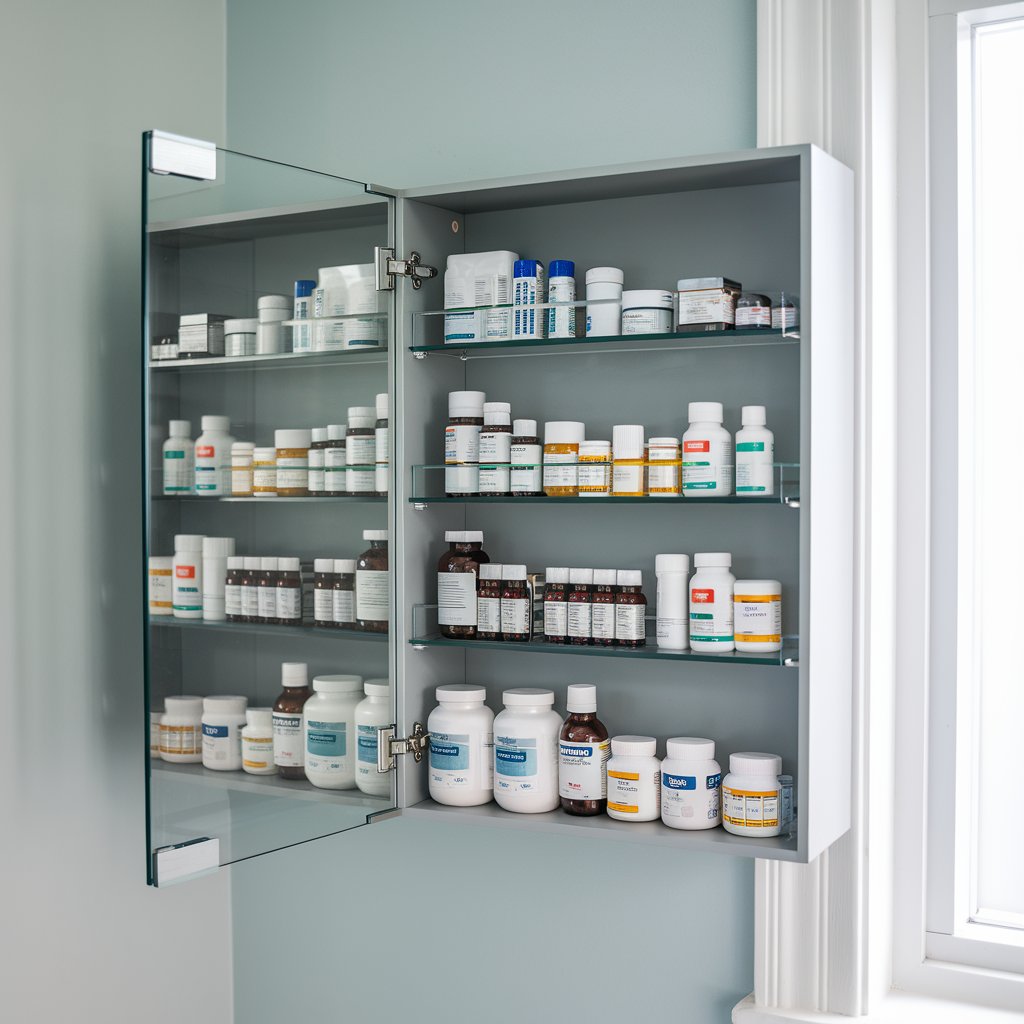 Wall-Mounted Medication Storage