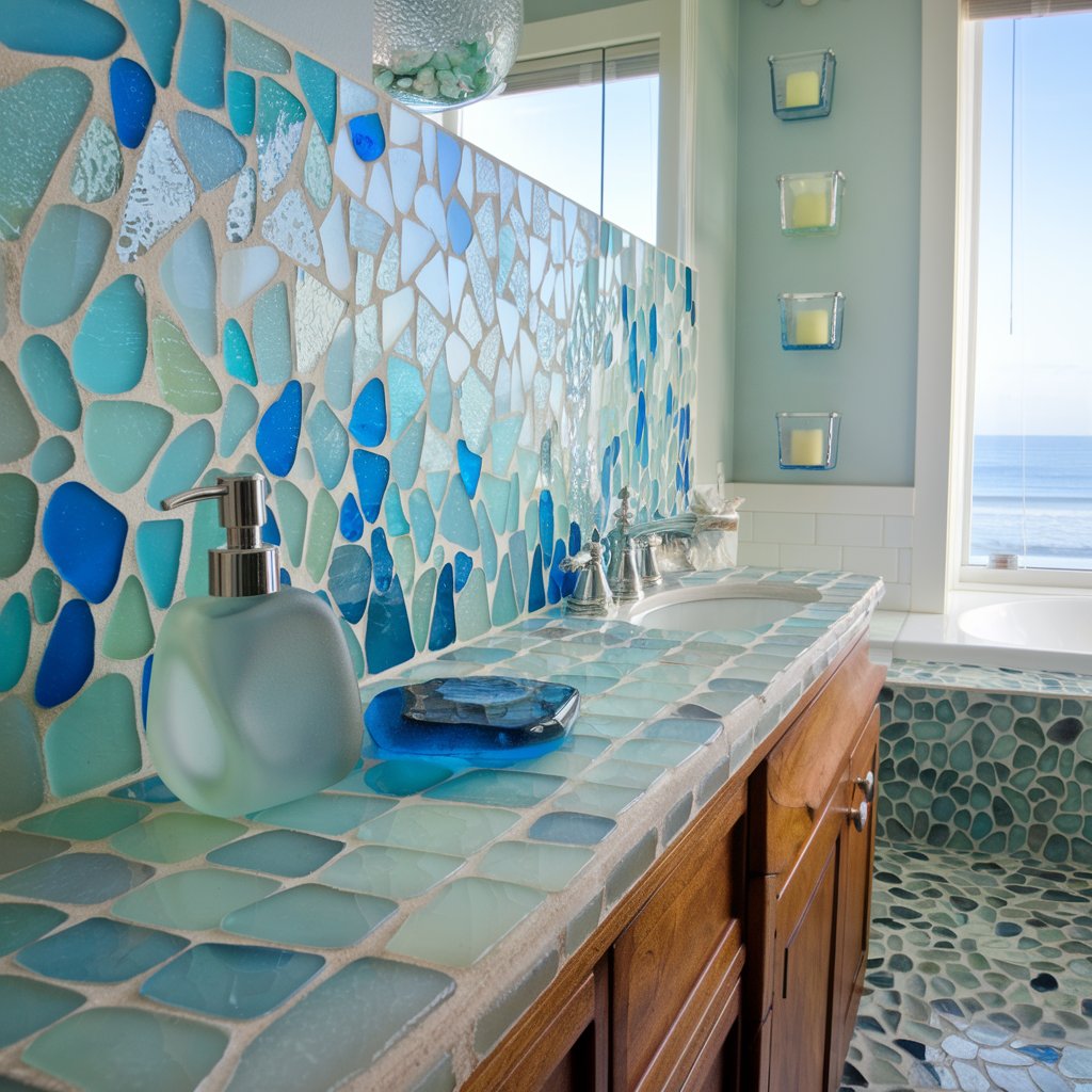 Decorative Sea Glass Accents