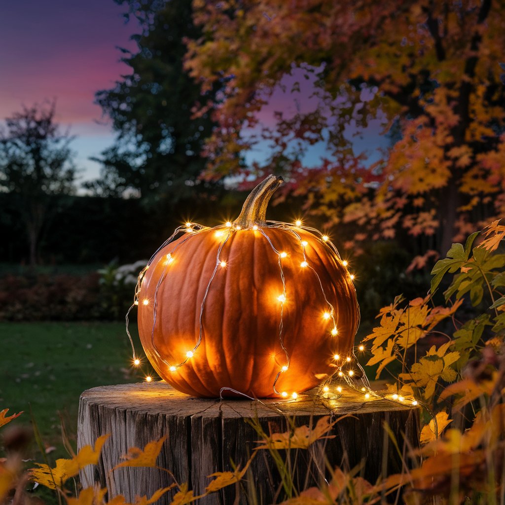 Fairy Lights Pumpkin
