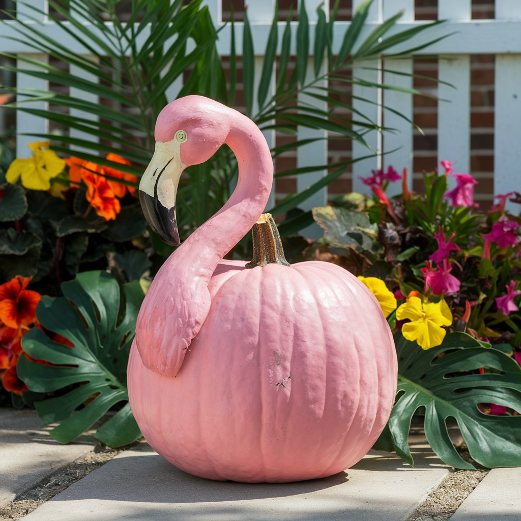 Flamingo Pumpkin