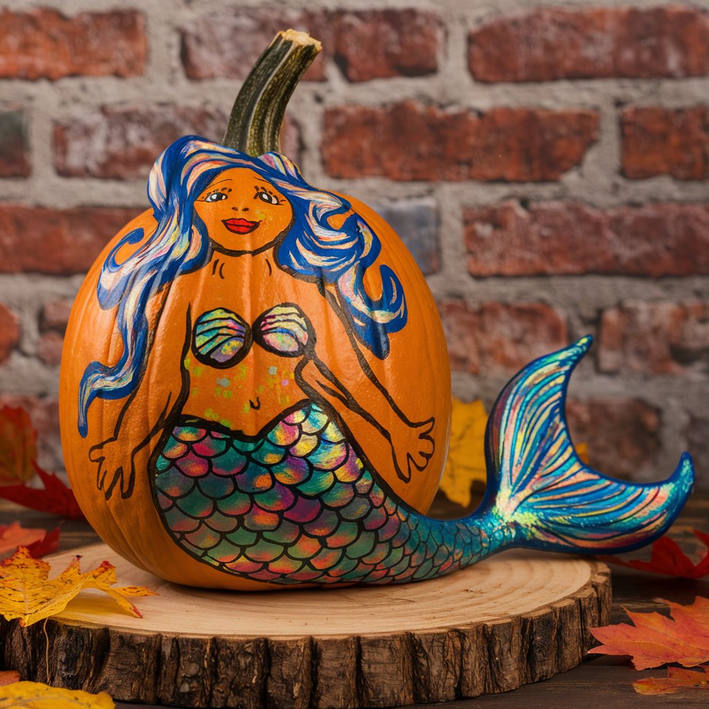 Mermaid Pumpkin