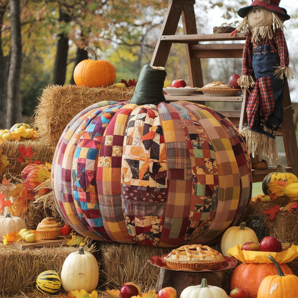 Patchwork Quilt Pumpkin
