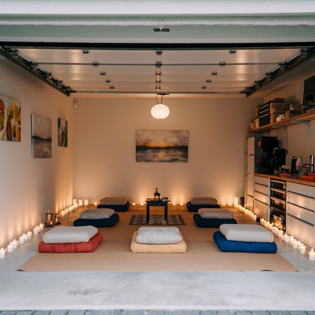 Garage Hangout With Meditation Space