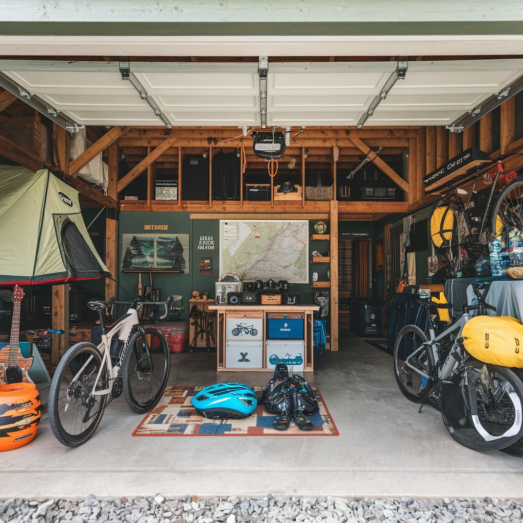 Garage Hangout at Adventure Gear Hub