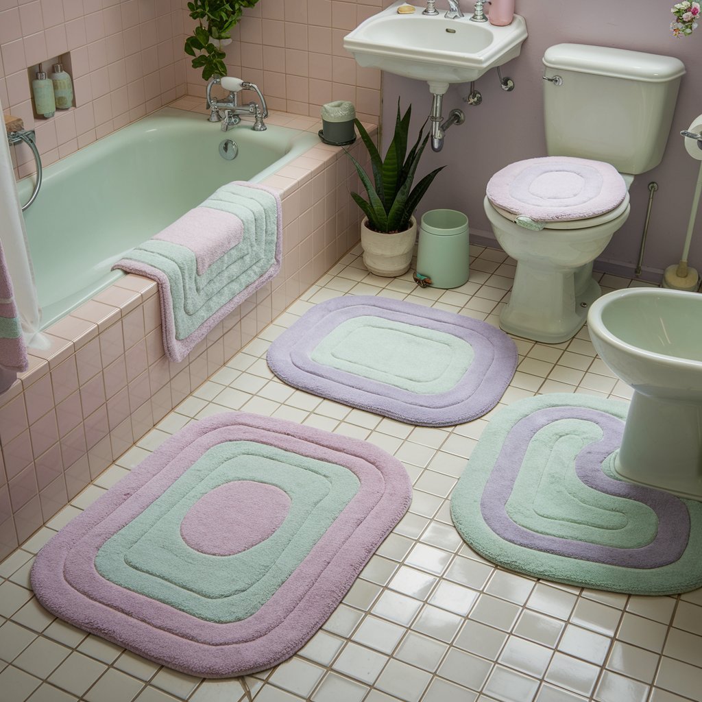 Vibrant Bathroom Rugs