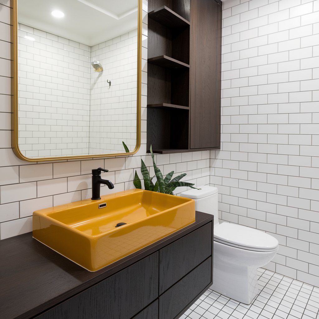 Bright Vanity and Sink