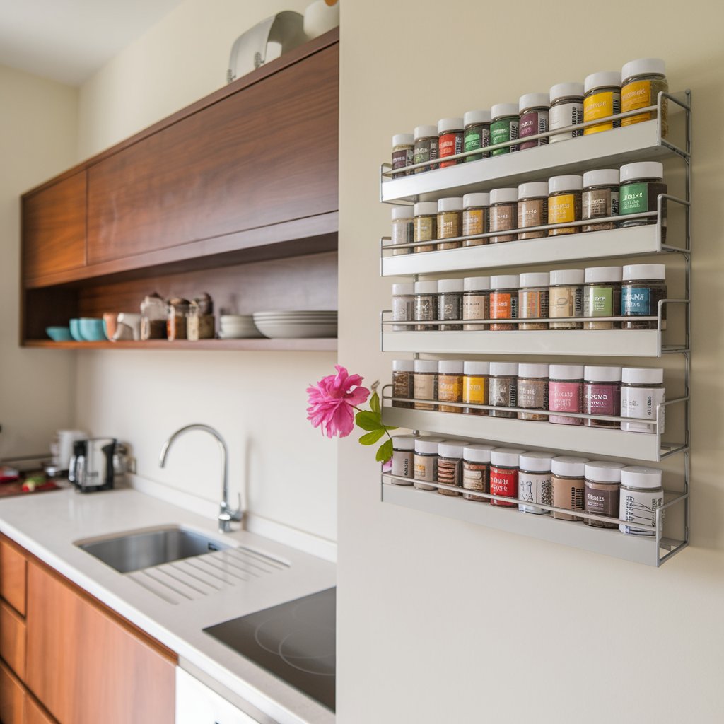 Magnetic Spice Rack