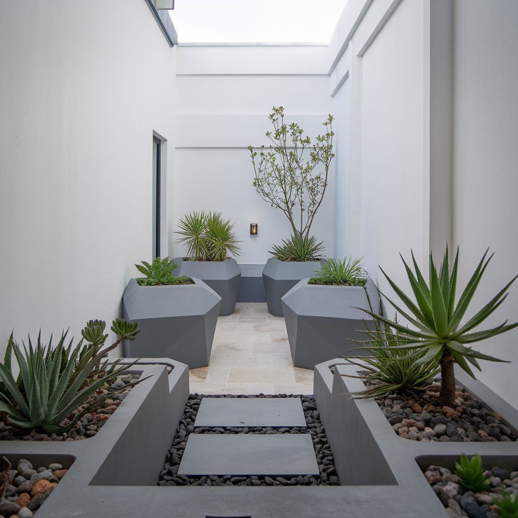 Modern Minimalist Courtyard