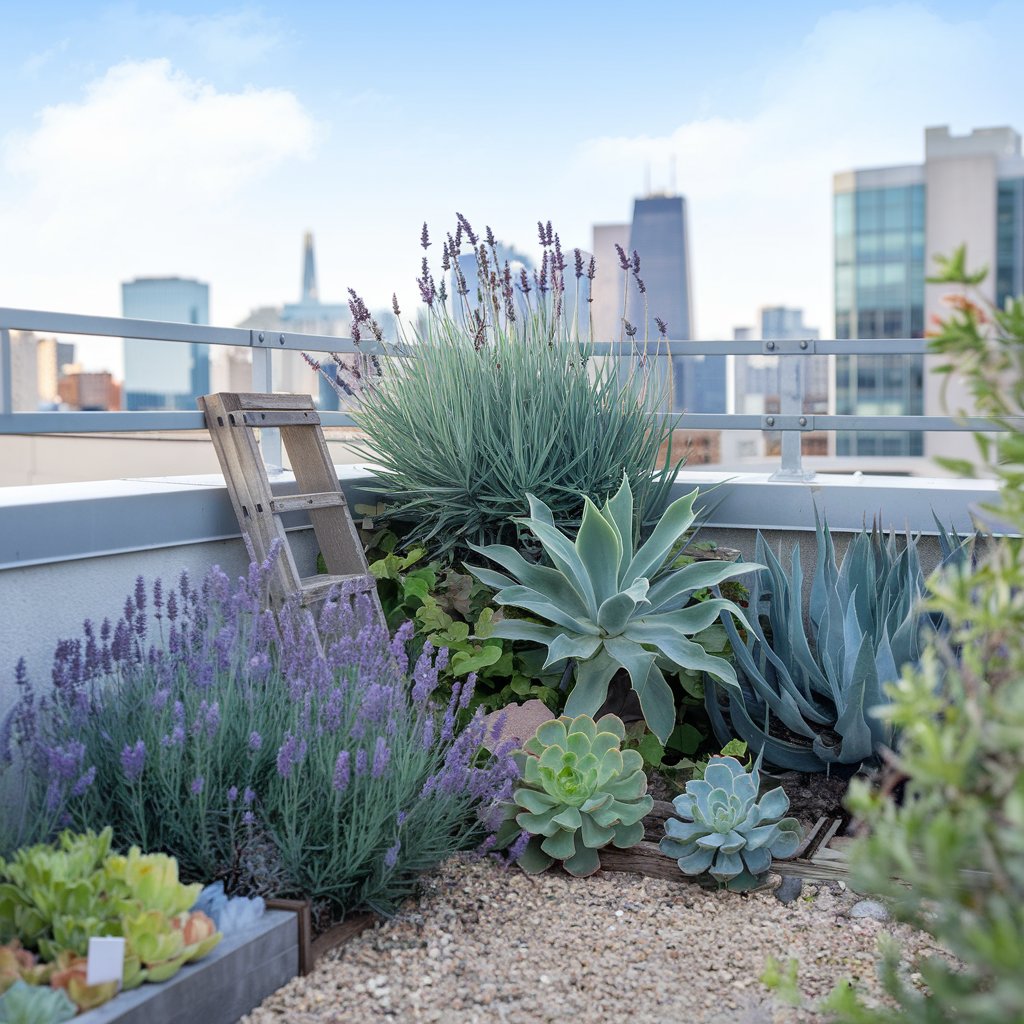 Rooftop Courtyard Garden